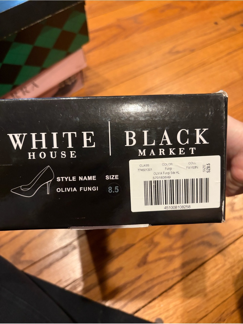 White House Black Market Olivia Fungi Pumps in Black